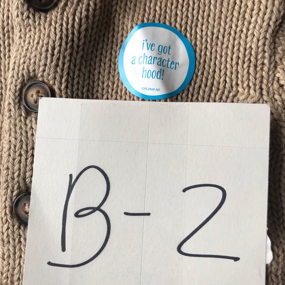 Carter’s baby boy sweater character hood - Picture 5 of 5